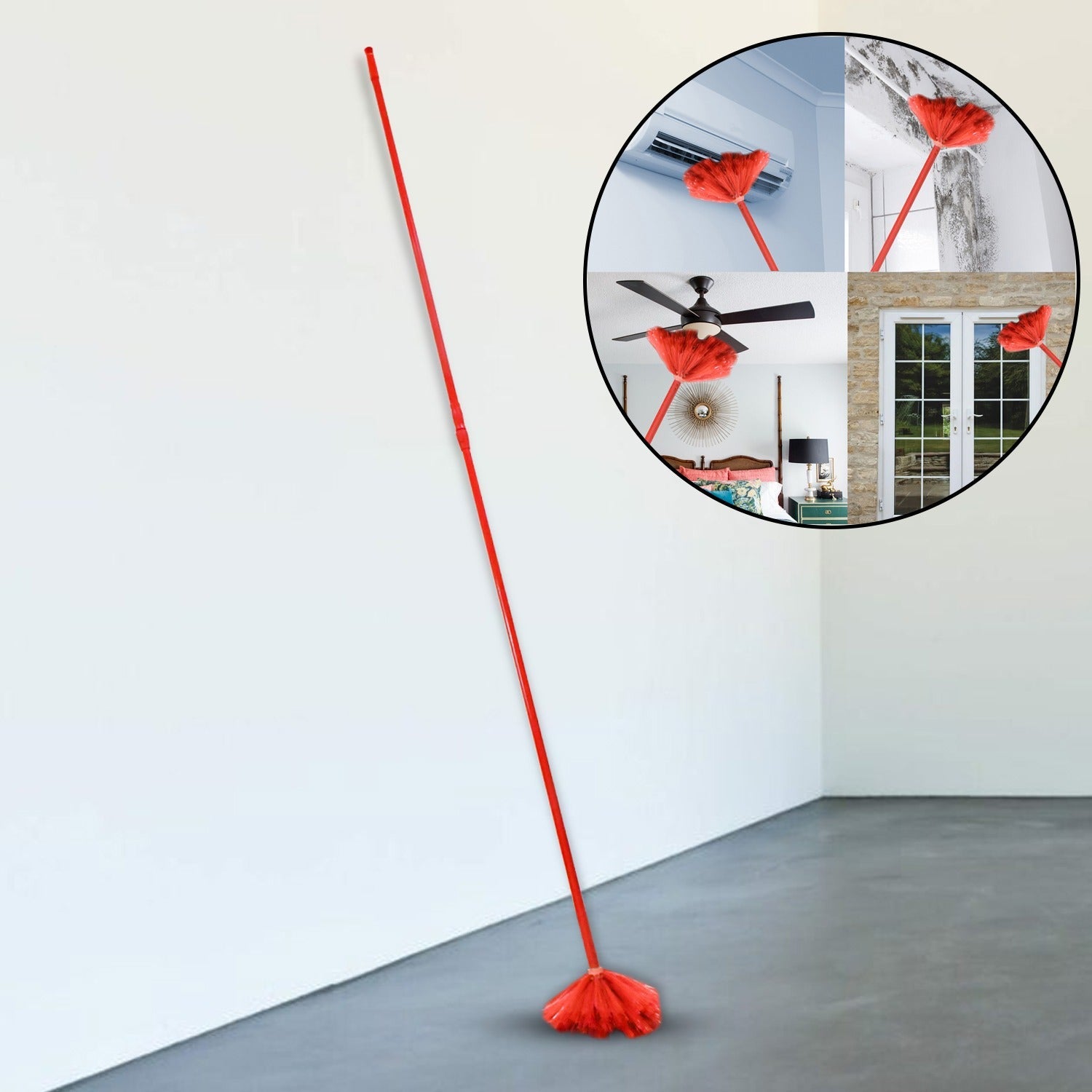 90-inch Metal Extendable Cobweb Brush – Ceiling, Fan & Light Dust Cleaning (MOQ: 3) 90-inch Metal Extendable Cobweb Brush – Ceiling, Fan & Light Dust Cleaning (MOQ: 3)